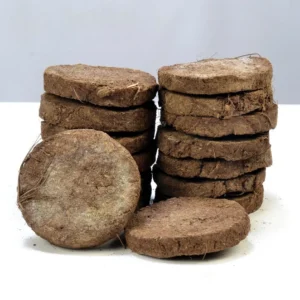 organic cow dung cakes 5 inch, 1 inch thick