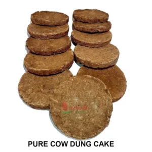 pure cow dung cake 6 inch,1 inch thick